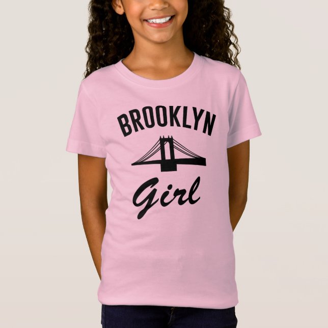 Brooklyn flicka t-shirt (Framsida)