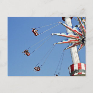 Brooklyn Flyer - Luna Park, Coney Island vycard Vykort