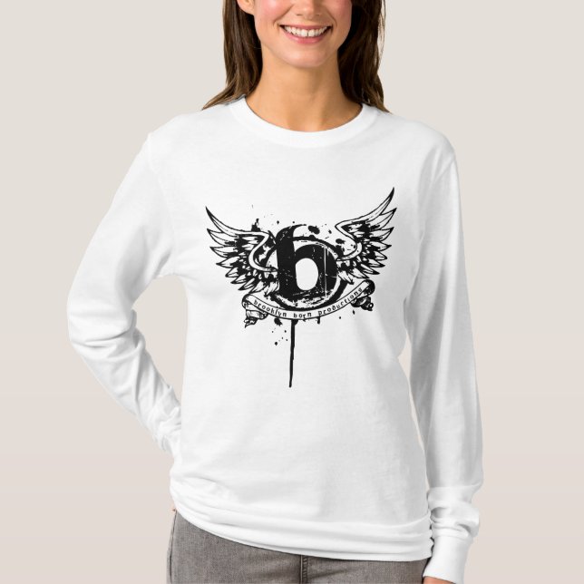 Brooklyn-Född-Produktioner (svart) Tee (Framsida)