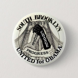 Brooklyn för Obama 2012 Knapp