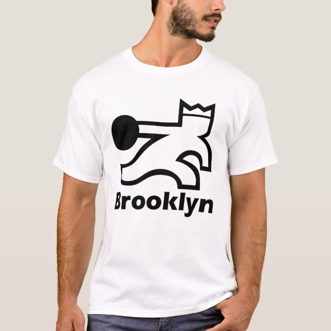Brooklyn Funny Bowling Graphic Manar Women T Shirt (Framsida)