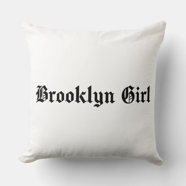 Brooklyn Girl Kudde (Framsida)