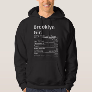 BROOKLYN GIRL NY YORK Funny City Roots US Hoodie