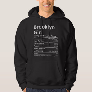 BROOKLYN GIRL NY YORK Funny City Roots US Hoodie