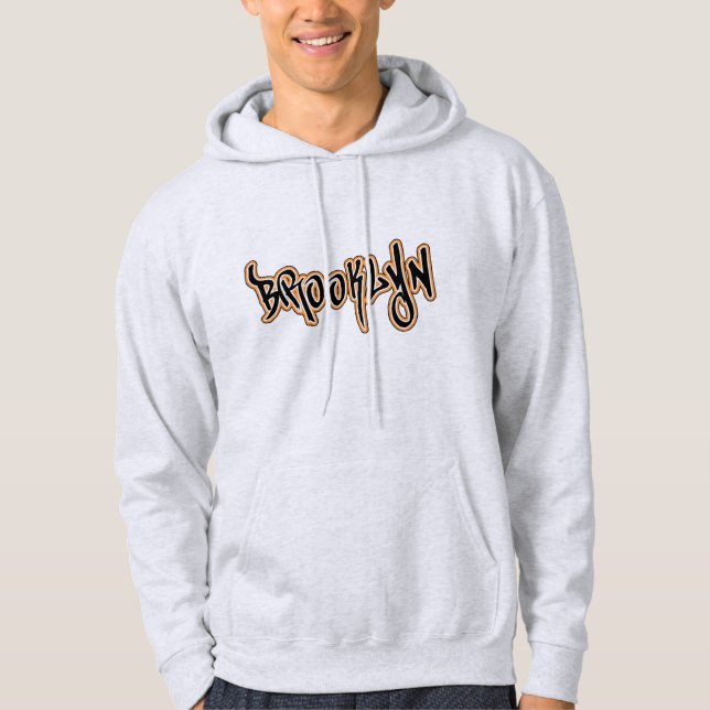 Brooklyn Graffiti Hoodie (Framsida)