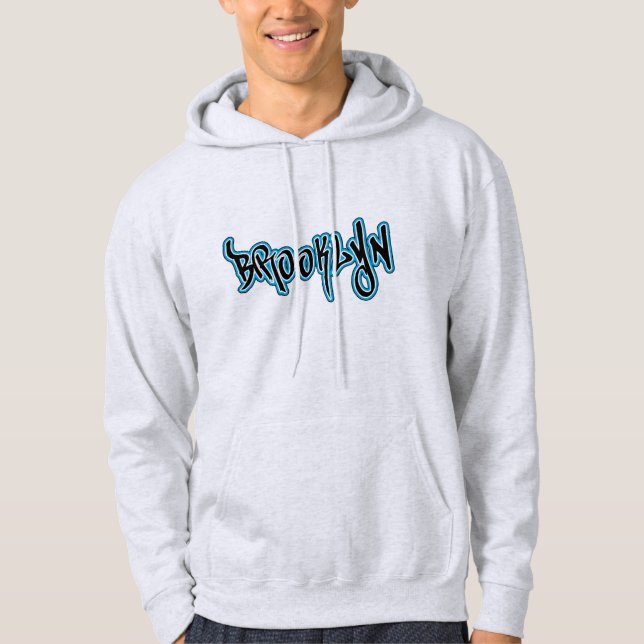 Brooklyn Graffiti Hoodie (Framsida)