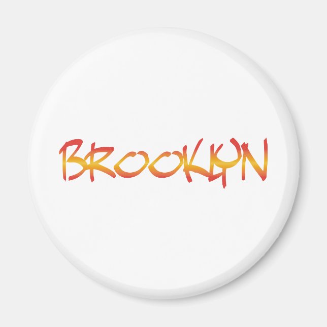 Brooklyn Graffiti Magnet (Framsidan)