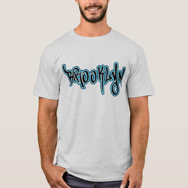 Brooklyn Graffiti Tee Shirt (Framsida)