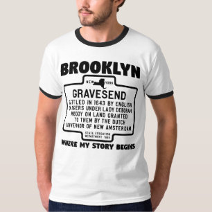 Brooklyn Gravesend var min berättelse börjar T Shirt