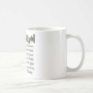 Brooklyn huvor kaffemugg