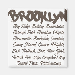 Brooklyn huvor magnet