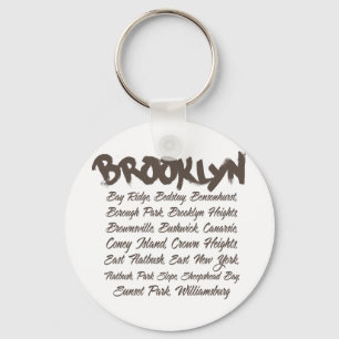 Brooklyn huvor nyckelring