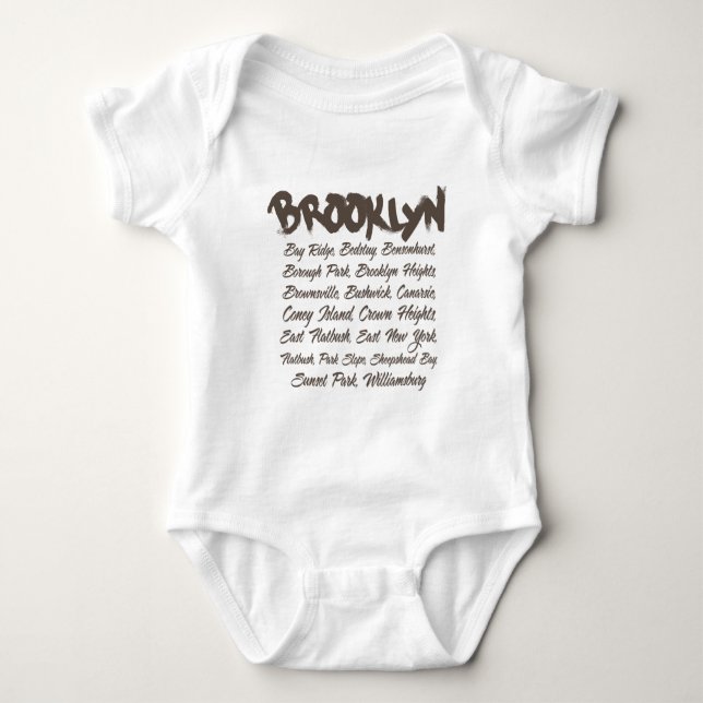 Brooklyn huvor tee shirt (Framsida)