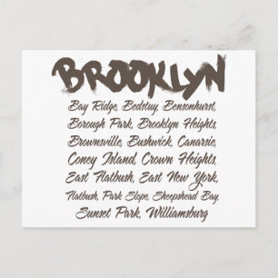 Brooklyn Huvor Vykort