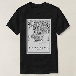 Brooklyn Illustration Karta T Shirt