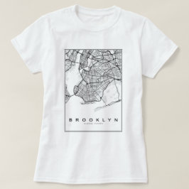 Brooklyn Illustration Karta T Shirt
