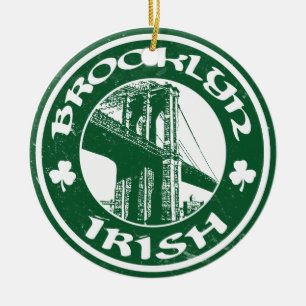Brooklyn Irish Julgransprydnad Keramik