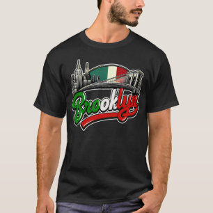 Brooklyn Italienska Retro Stil T Shirt