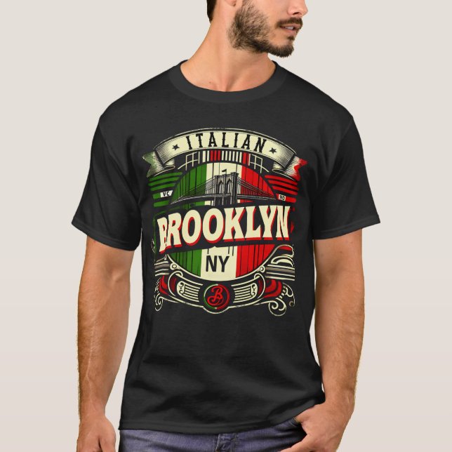 Brooklyn Italienska T Shirt (Framsida)
