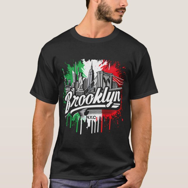 Brooklyn Italienska T Shirt (Framsida)