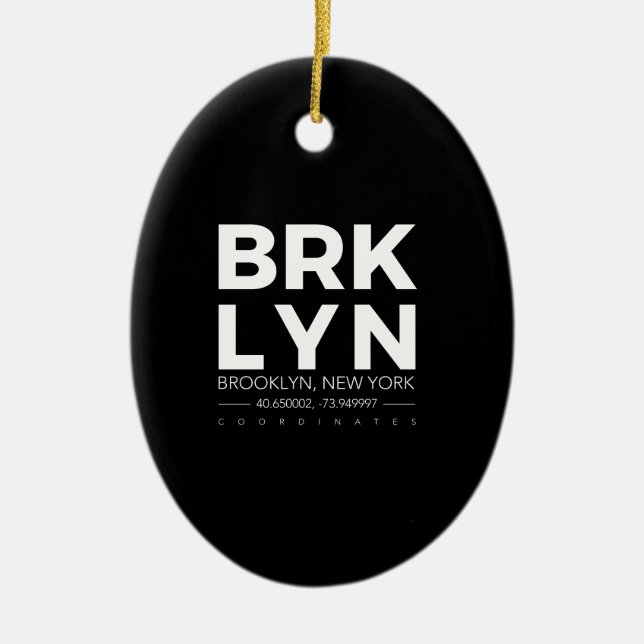 brooklyn julgransprydnad keramik (Framsidan)