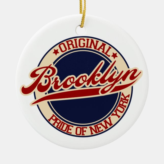 Brooklyn Julgransprydnad Keramik (Framsidan)