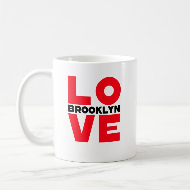 Brooklyn Kärlek-kaffe Mugg (Vänster)