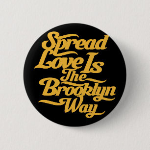 Brooklyn kärlekgult knapp