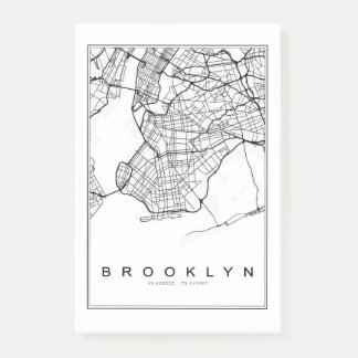 Brooklyn Karta Illustration Post-it Block
