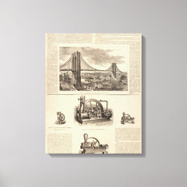 Brooklyn Life Insurance Company Canvastryck (Framsida)