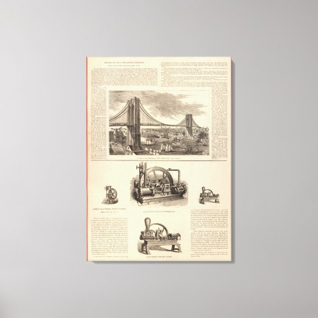 Brooklyn Life Insurance Company Canvastryck (Framsida)