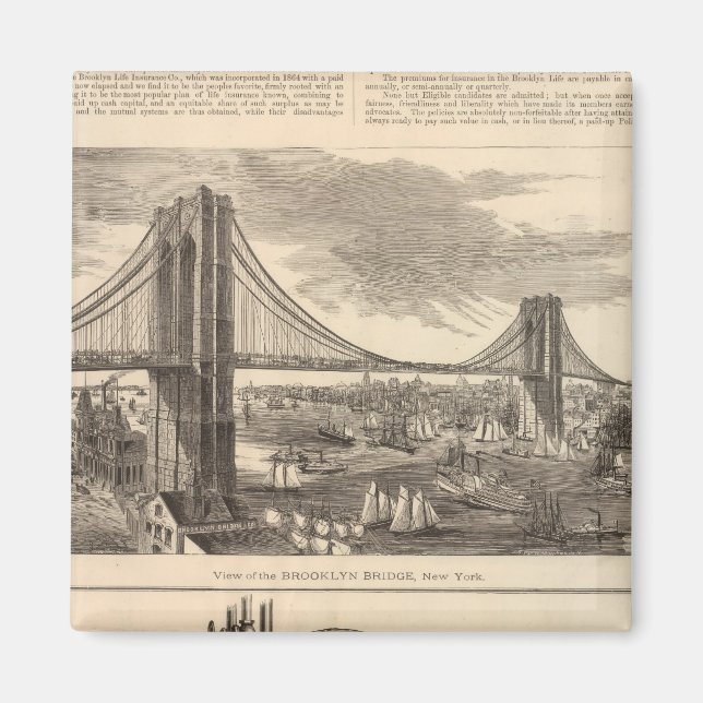 Brooklyn Life Insurance Company Magnet (Framsidan)