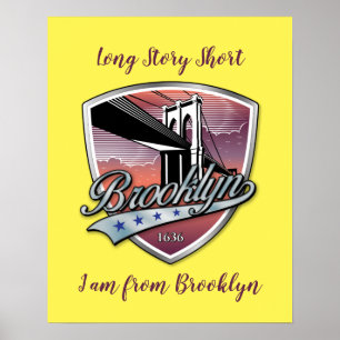 Brooklyn Logotyp Design Poster