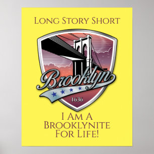 Brooklyn Logotyp Design Poster