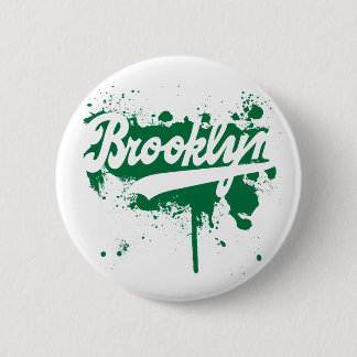 Brooklyn målade grönt knäppas knapp
