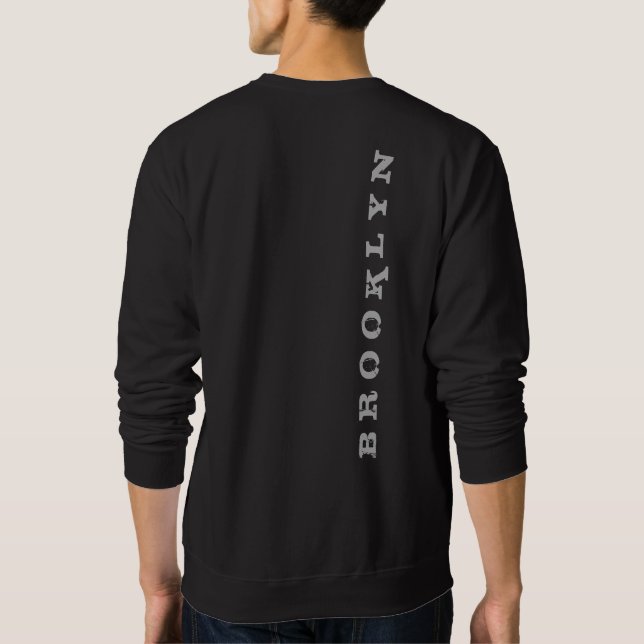 Brooklyn Manar Sweatshirt Nyc New York City (Baksida)