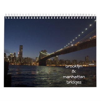 brooklyn & manhattan överbryggar kalendern kalender