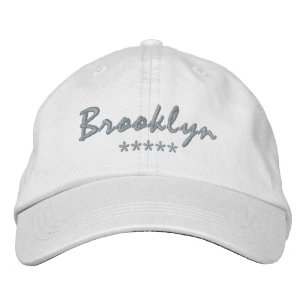 Brooklyn Namn Broderad Keps