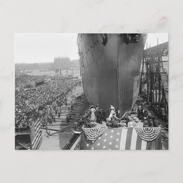 Brooklyn Navy Yard, tidigt 1900-talet Vykort (Framsida)