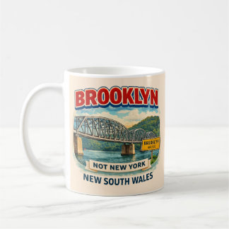 Brooklyn, New South Wales | Not Brooklyn, New York Kaffemugg