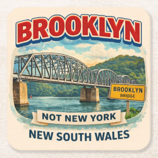 Brooklyn, New South Wales | Not Brooklyn, New York Underlägg Papper Kvadrat