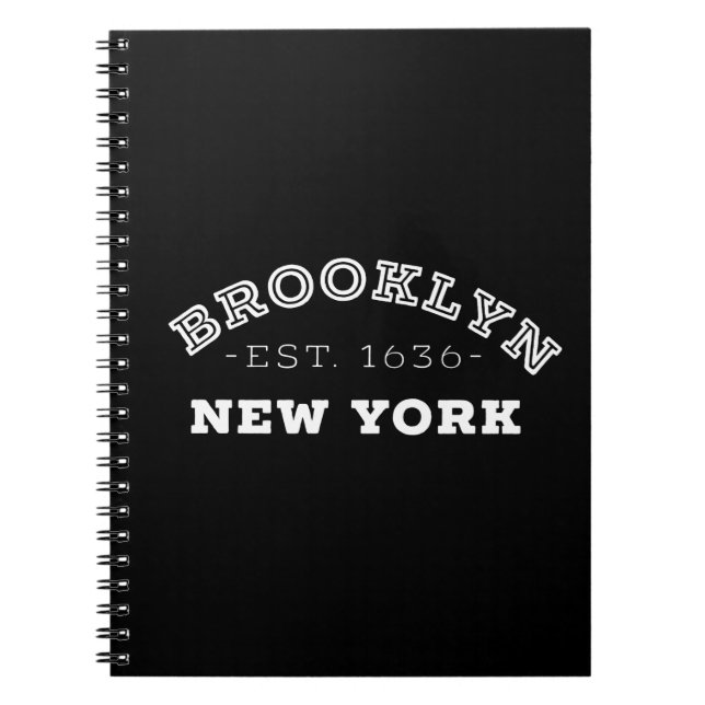 Brooklyn New York Anteckningsbok (Framsidan)