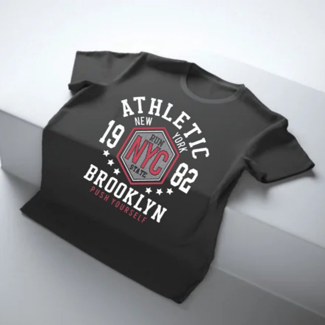 Brooklyn New York athletic varsity sport T Shirt (Skapare uppladdad)