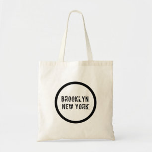 Brooklyn New York City grannhoods Tote Bag Tygkasse