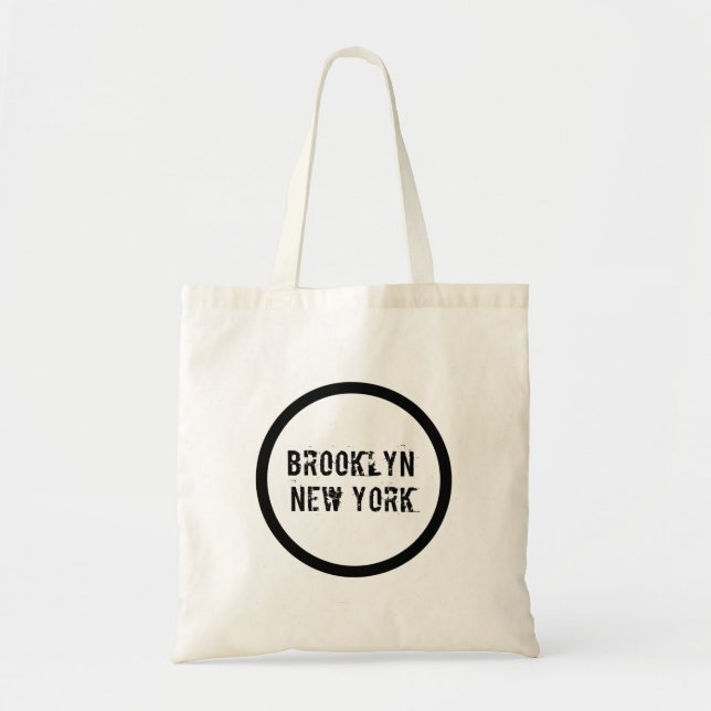 Brooklyn New York City grannhoods Tote Bag Tygkasse (Framsidan)