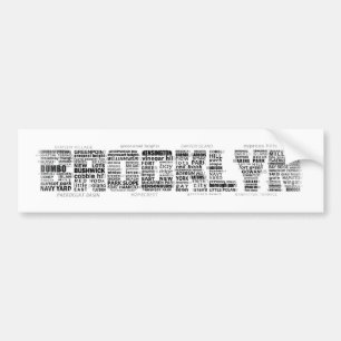 Brooklyn New York City Ord Art Bildekal