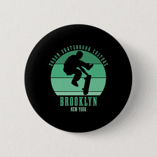 Brooklyn New York City Skateboardare Urna Skateboa Knapp