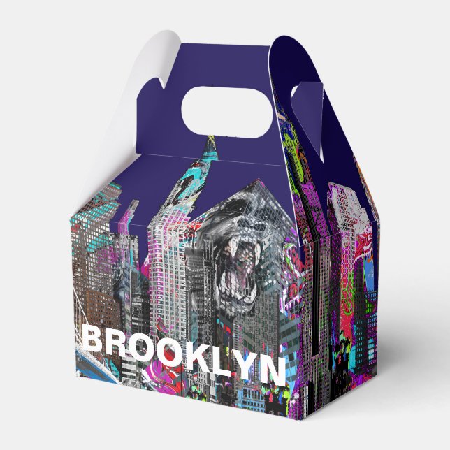 Brooklyn, New York i graffiti Presentaskar (Framsidan Sidan)