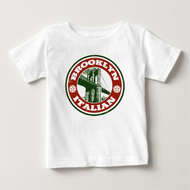Brooklyn New York Italians T-shirt (Framsida)