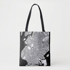 Brooklyn New York-karta Tygkasse